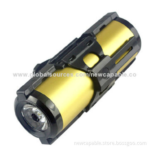 Multiple Function Bicycle Power Bank with High-brightness LED Light, 4,000mAh Capacity